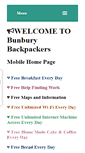Mobile Screenshot of bunburybackpackers.com.au